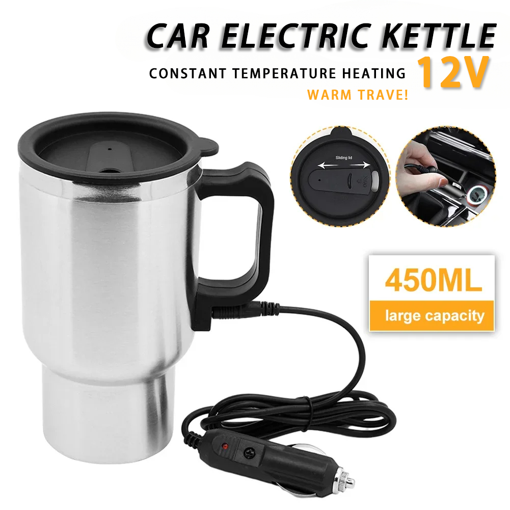 Camping Cooking Can - Elektrikli Isıtma Araba Su Isıtıcısı DC