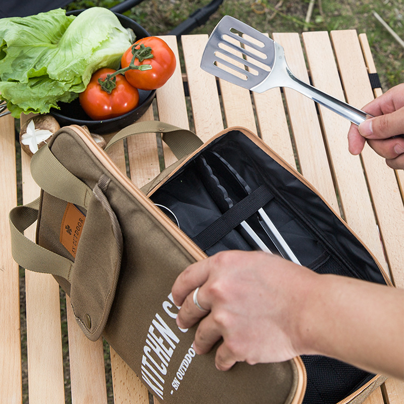 Camping Cooking Full Set - 8 adet Kamp Mutfak Tencere Seti