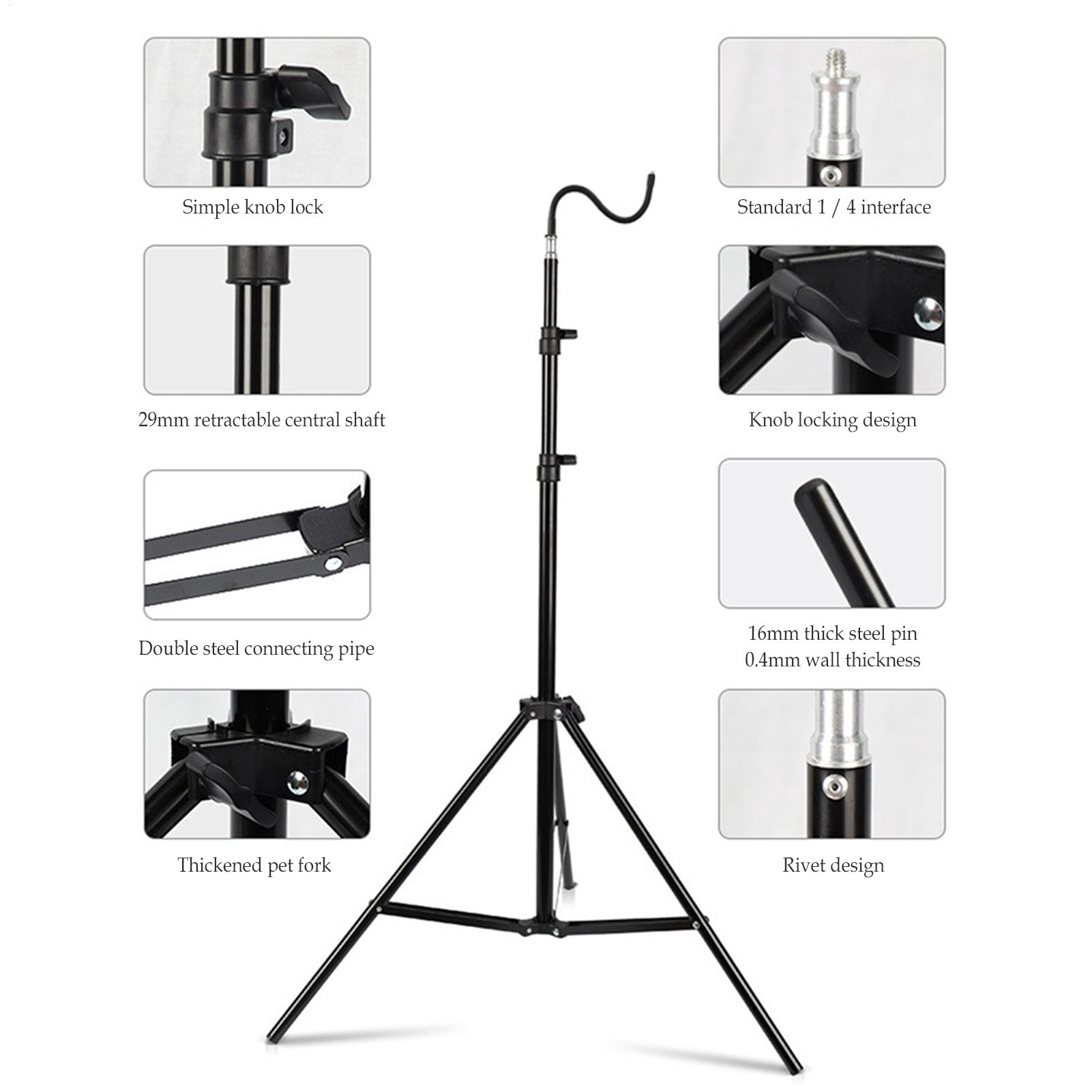 Camping Cooking Tripod - 2m Kamp Lambası Standı Katlanabilir Teleskopik