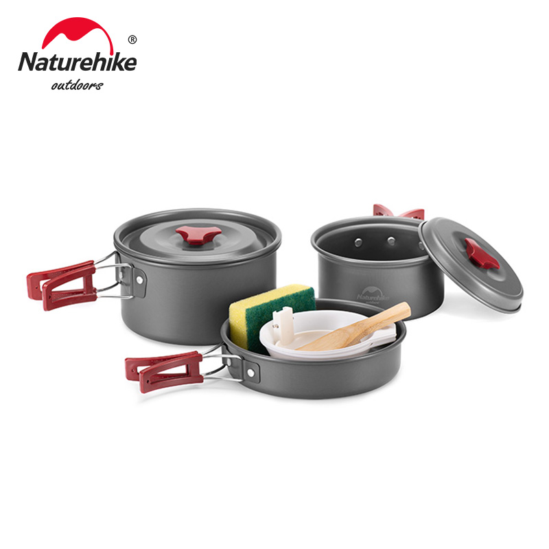 Camping Cooking And Dining Set - Naturehike kamp tenceresi ultra hafif kamp