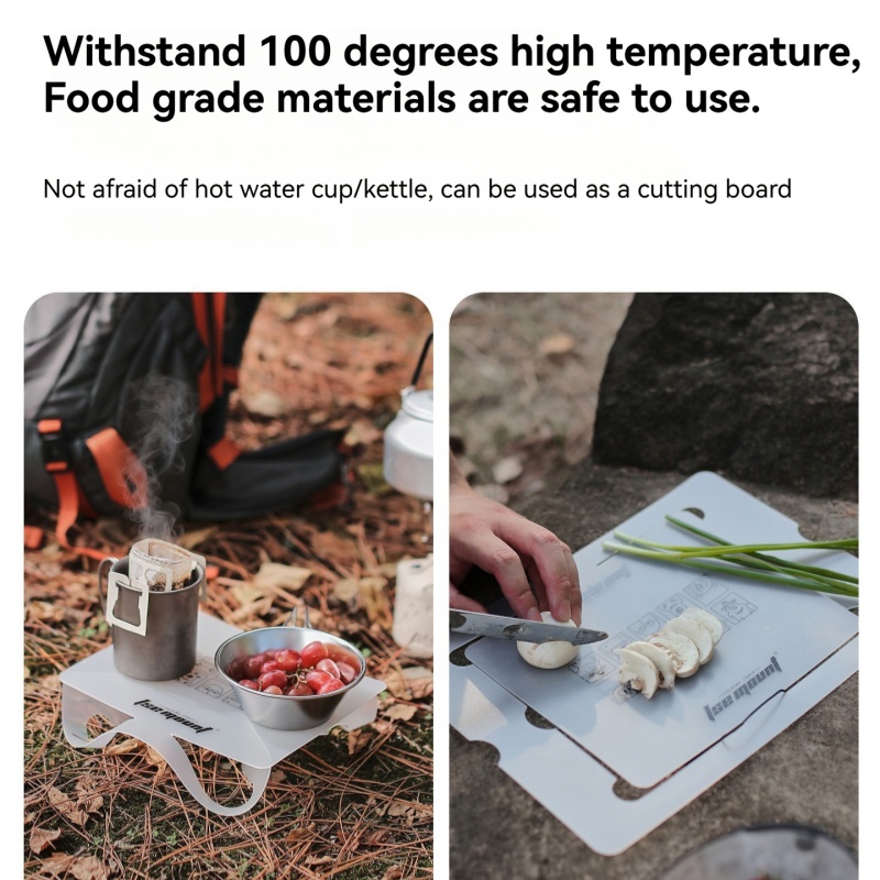 Camping Cooking And Dining Set - Açık Hava PP Levha Katlanır Masa