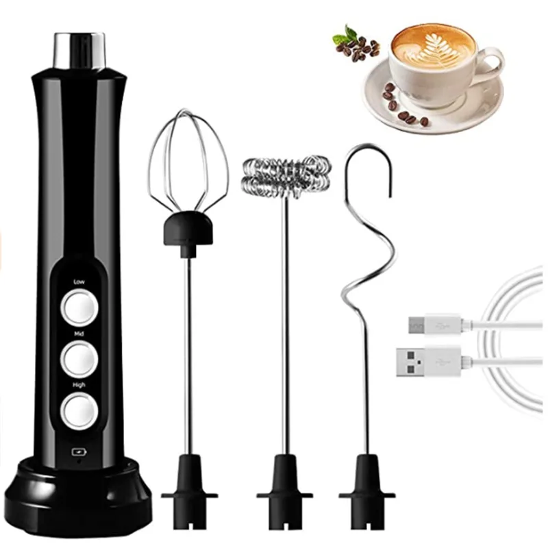 Pocket Coffee Maker - 3'ü 1 Arada Elektrikli Süt Köpürtücü