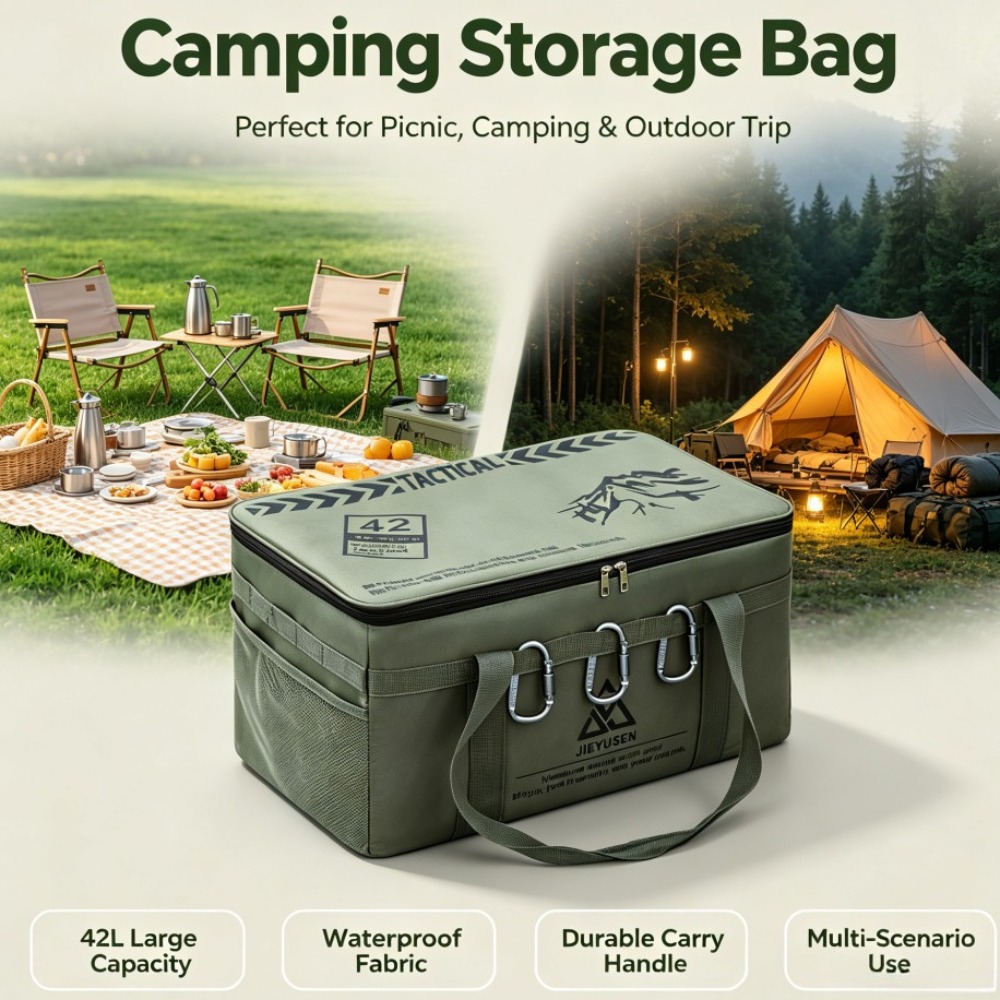 Camping Cooking Organizer - 30/42L Katlanabilir Taşınabilir Açık Piknik Sofra