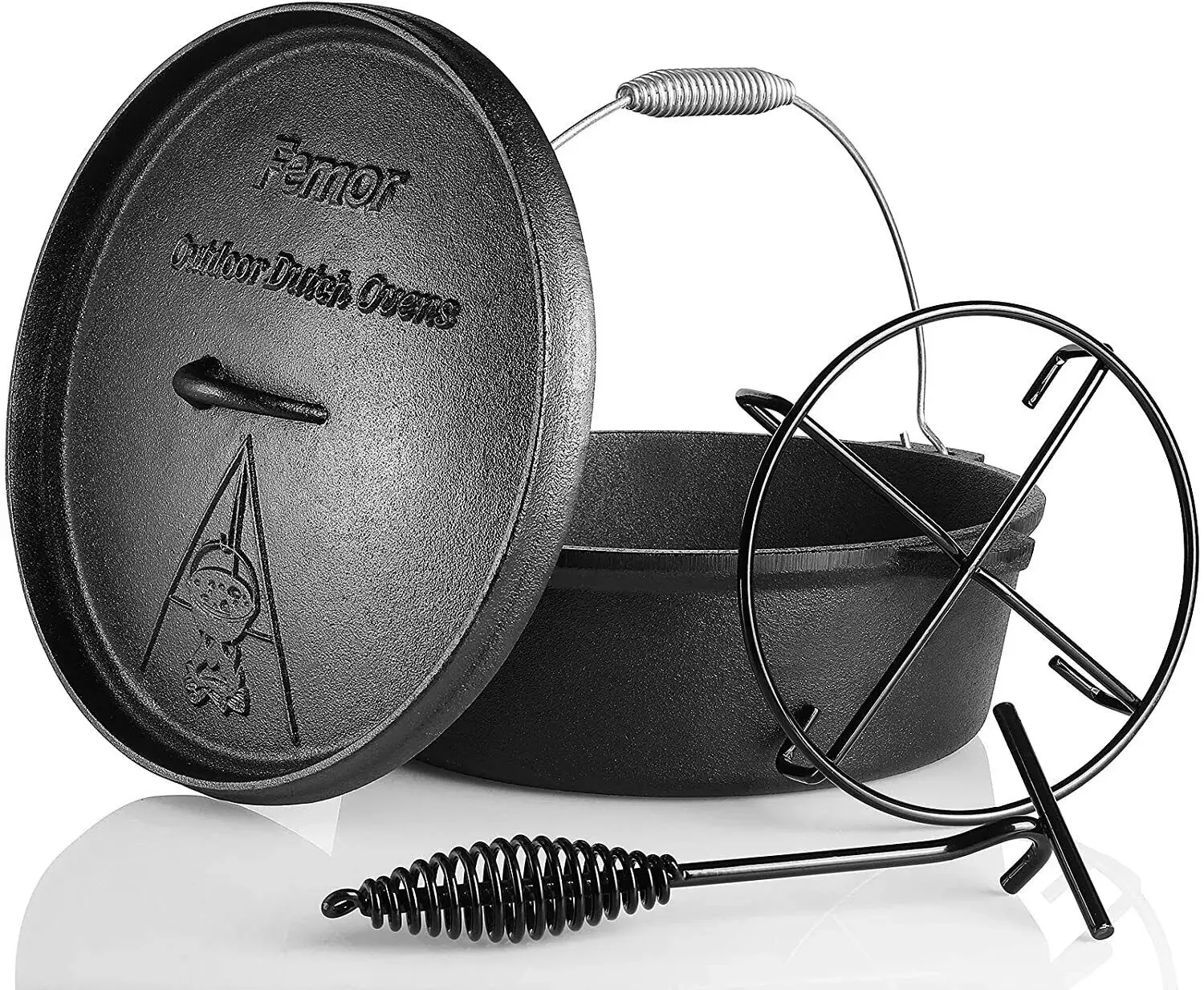 Camp Dutch Oven Cast - Femor Hollandalı Fırın Dökme Demir 5.8L
