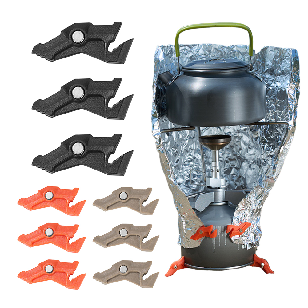 Camping Cooking Tripod - Manyetik Tripod Gaz Tankı Braketi Çok