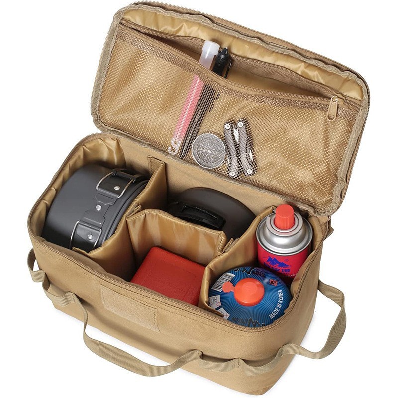 Camping Cooking Organizer - Açık Hava Kampı Gaz Tüpü Saklama
