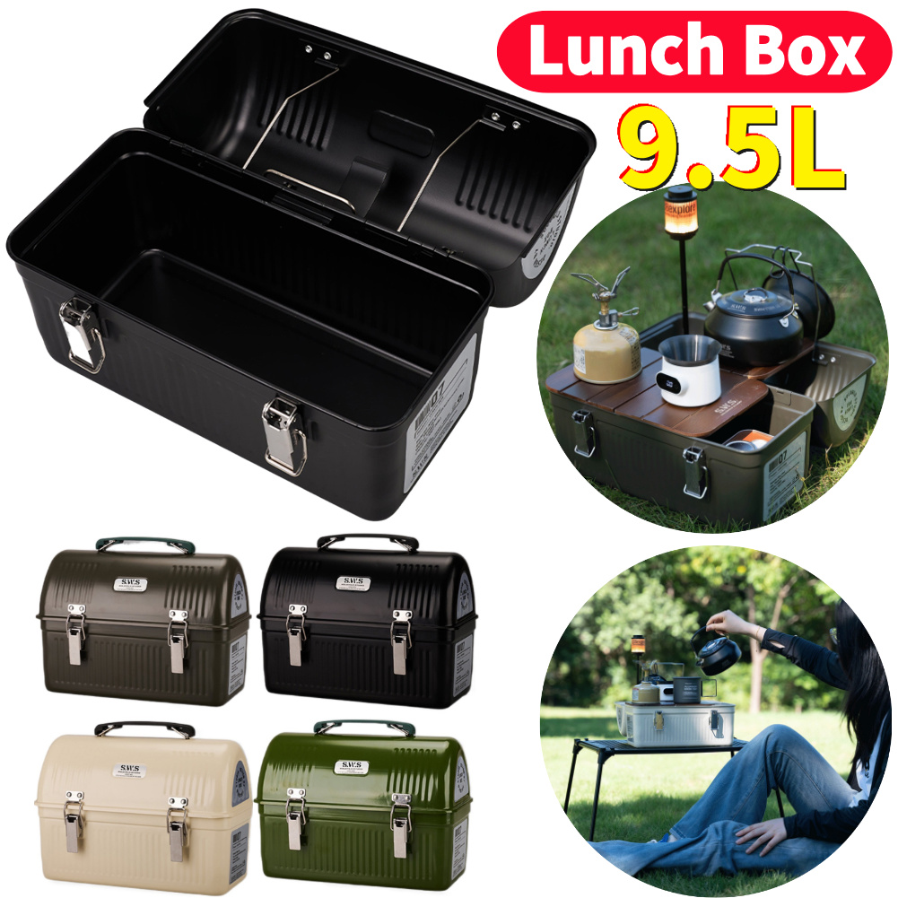 9.5L Vintage Kamp Metal Öğle Y - Camping Cooking Box incelemesi ve fiyatı