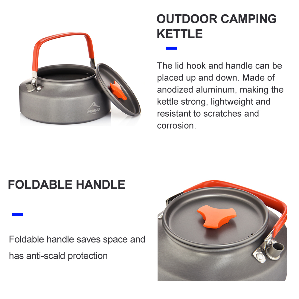 Widesea 1.1L 2L1.5L Kamp Su Is - Camping Cooking Full Set incelemesi ve fiyatı