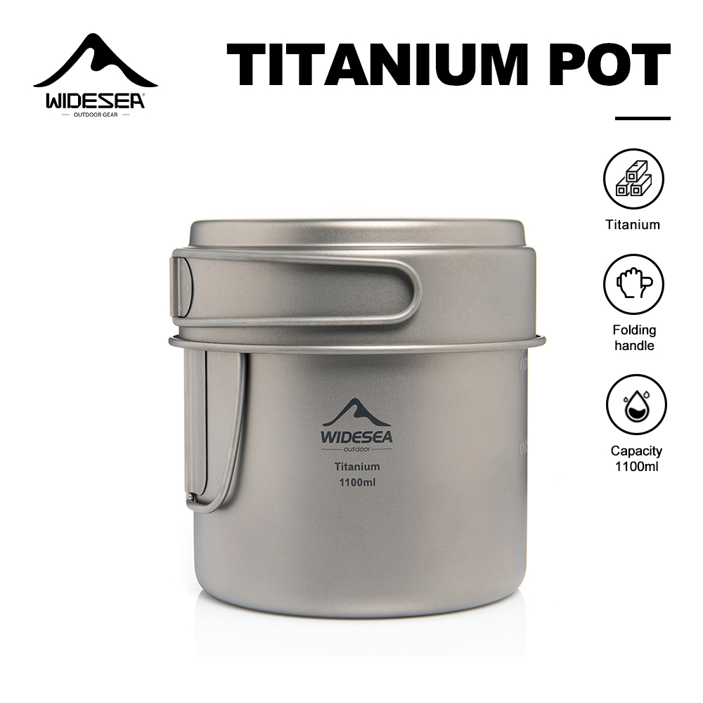 Widesea Ultralight Titanyum Ka - Camping Cooking Set Stainless Steel incelemesi ve fiyatı
