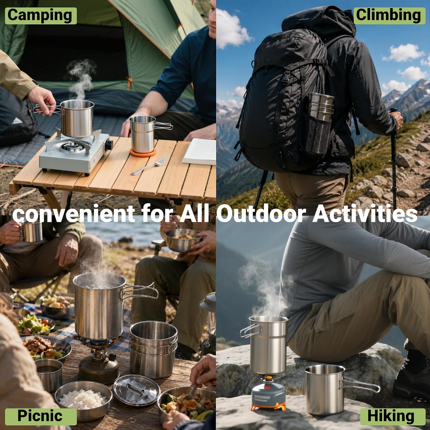 Katlanabilir Kamp Bardakları K - Camping Cooking Can incelemesi ve fiyatı