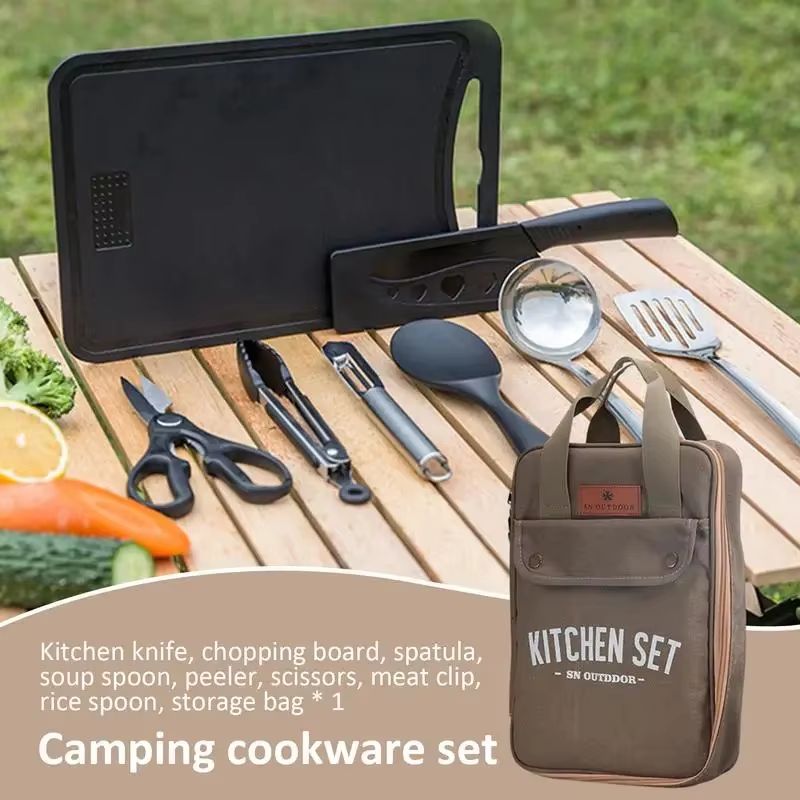 8 adet Kamp Mutfak Tencere Set - Camping Cooking Full Set incelemesi ve fiyatı