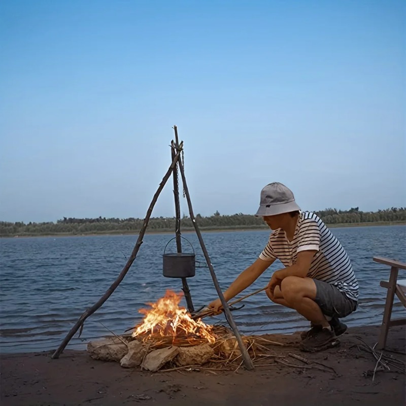Açık Hava Barbekü Üçayaklı Por - Camping Cooking Tripod incelemesi ve fiyatı
