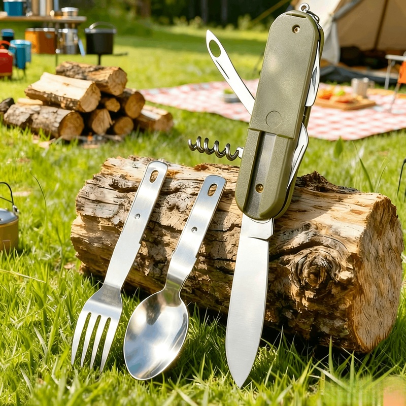 Paslanmaz Çelik 7'si 1 Arada K - Camping Cooking Set Stainless Steel incelemesi ve fiyatı