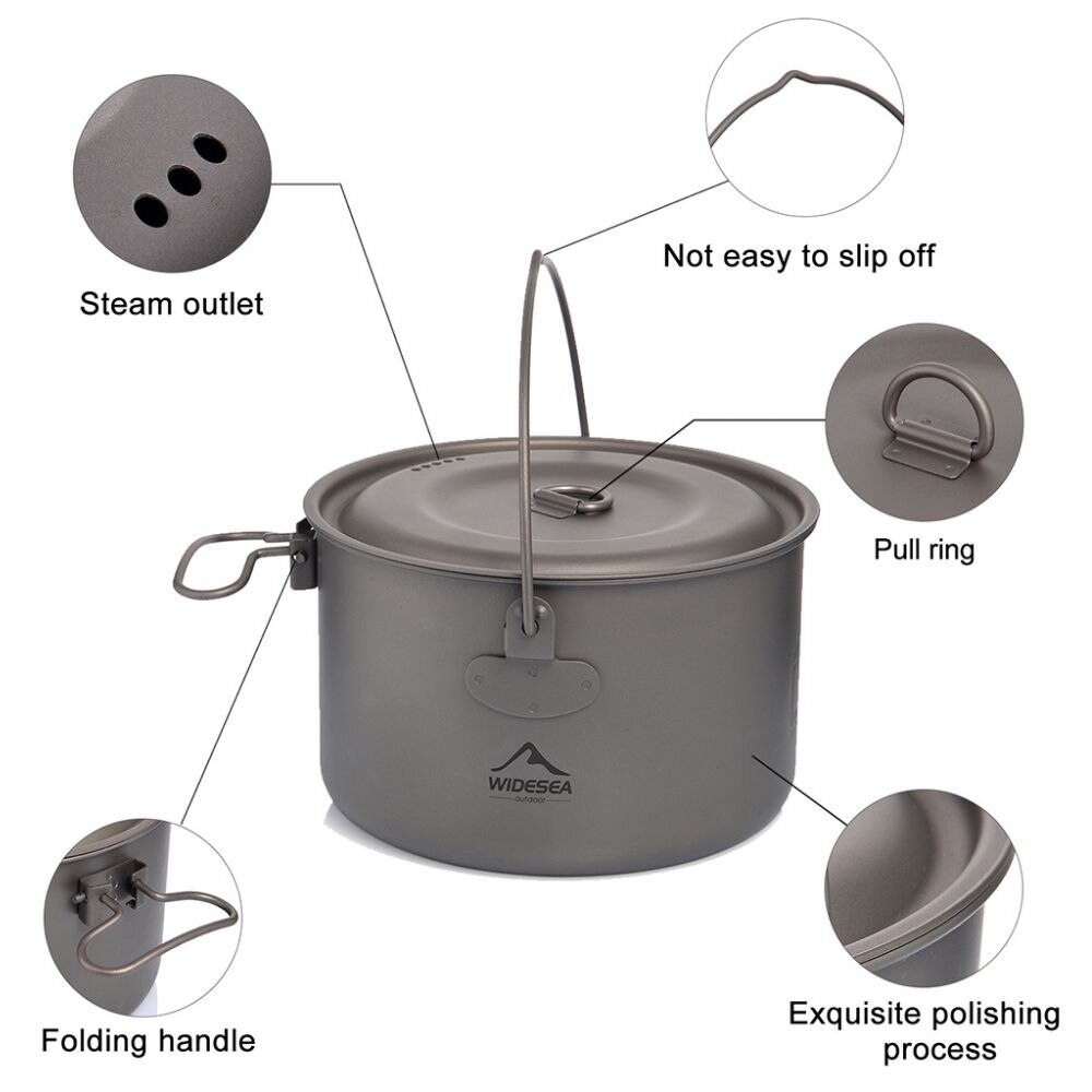 Widesea kamp sofra titanyum te - Camping Cooking Full Set incelemesi ve fiyatı