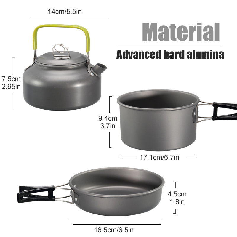 WESTTUNE Kamp Tencere Seti Alü - Camping Cooking Full Set incelemesi ve fiyatı