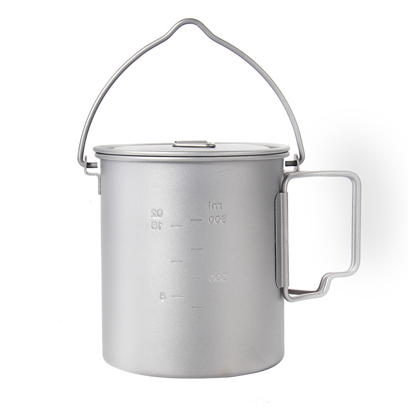 Açık piknik titanyum tencere 7 - Camping Cooking Set Stainless Steel incelemesi ve fiyatı