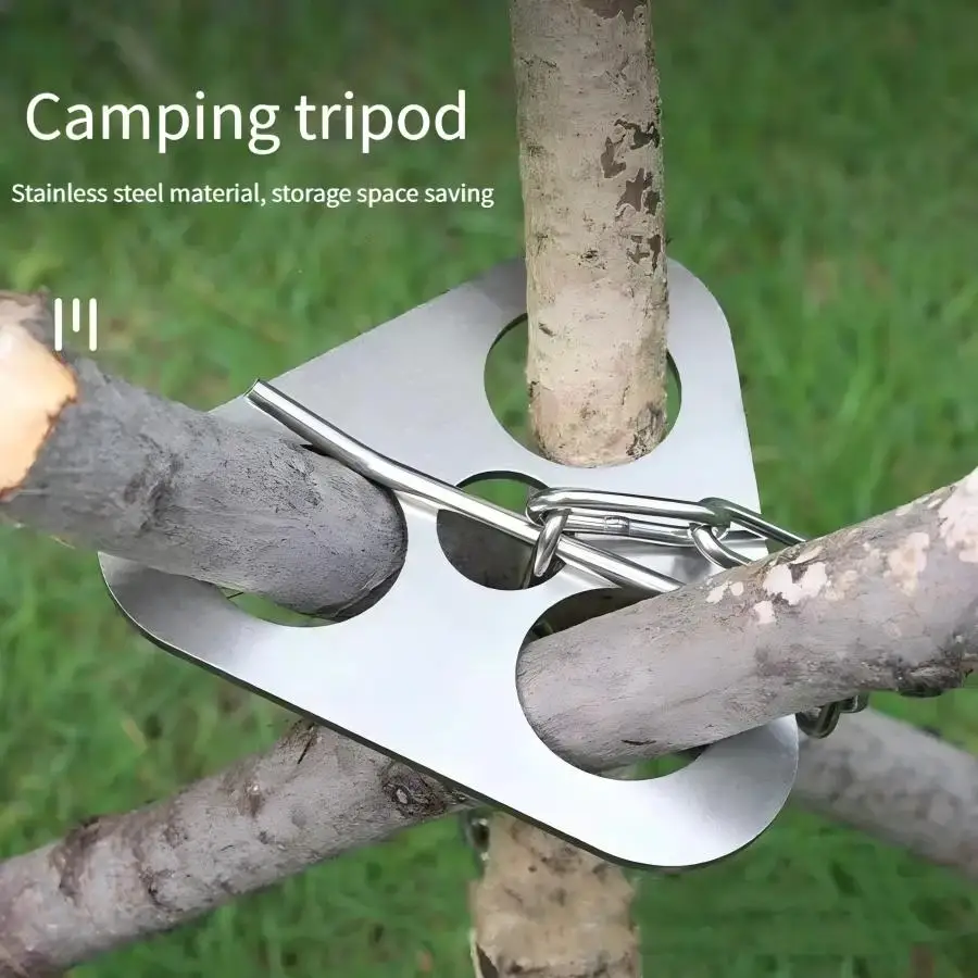 Paslanmaz Çelik Taşınabilir Ka - Camping Cooking Tripod incelemesi ve fiyatı