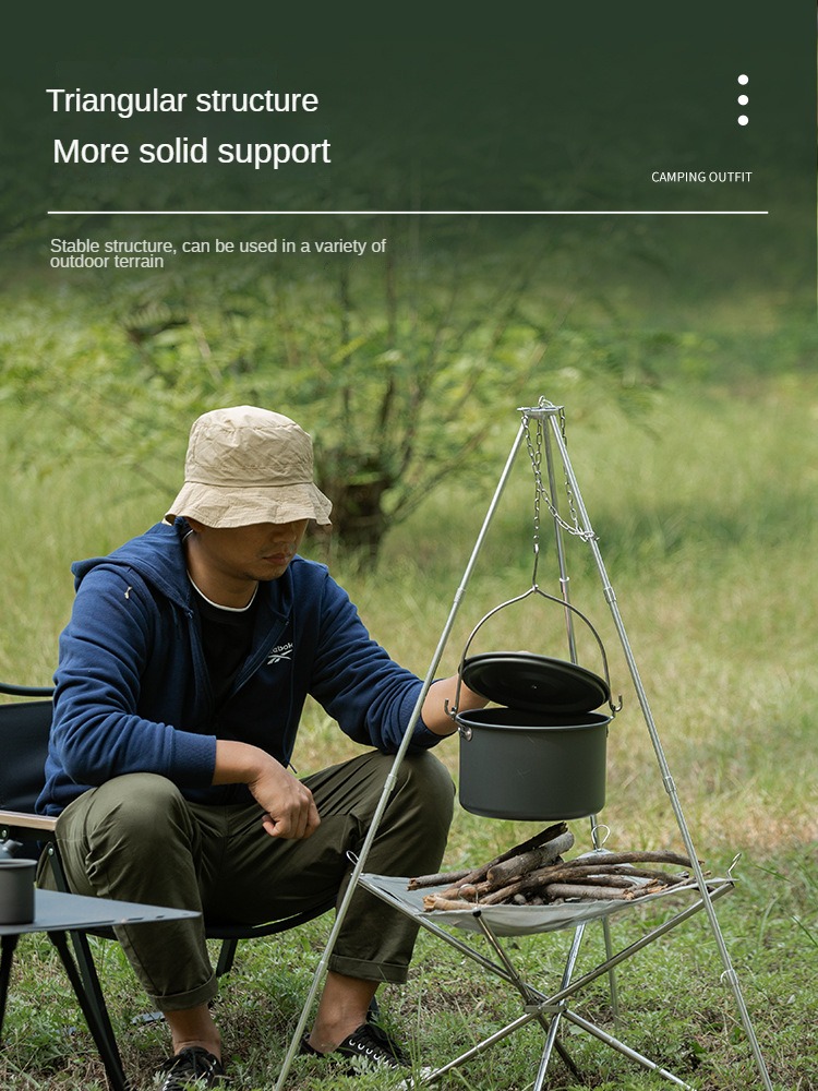 Kamp Bonfire Tripod taşınabili - Camping Cooking Tripod incelemesi ve fiyatı
