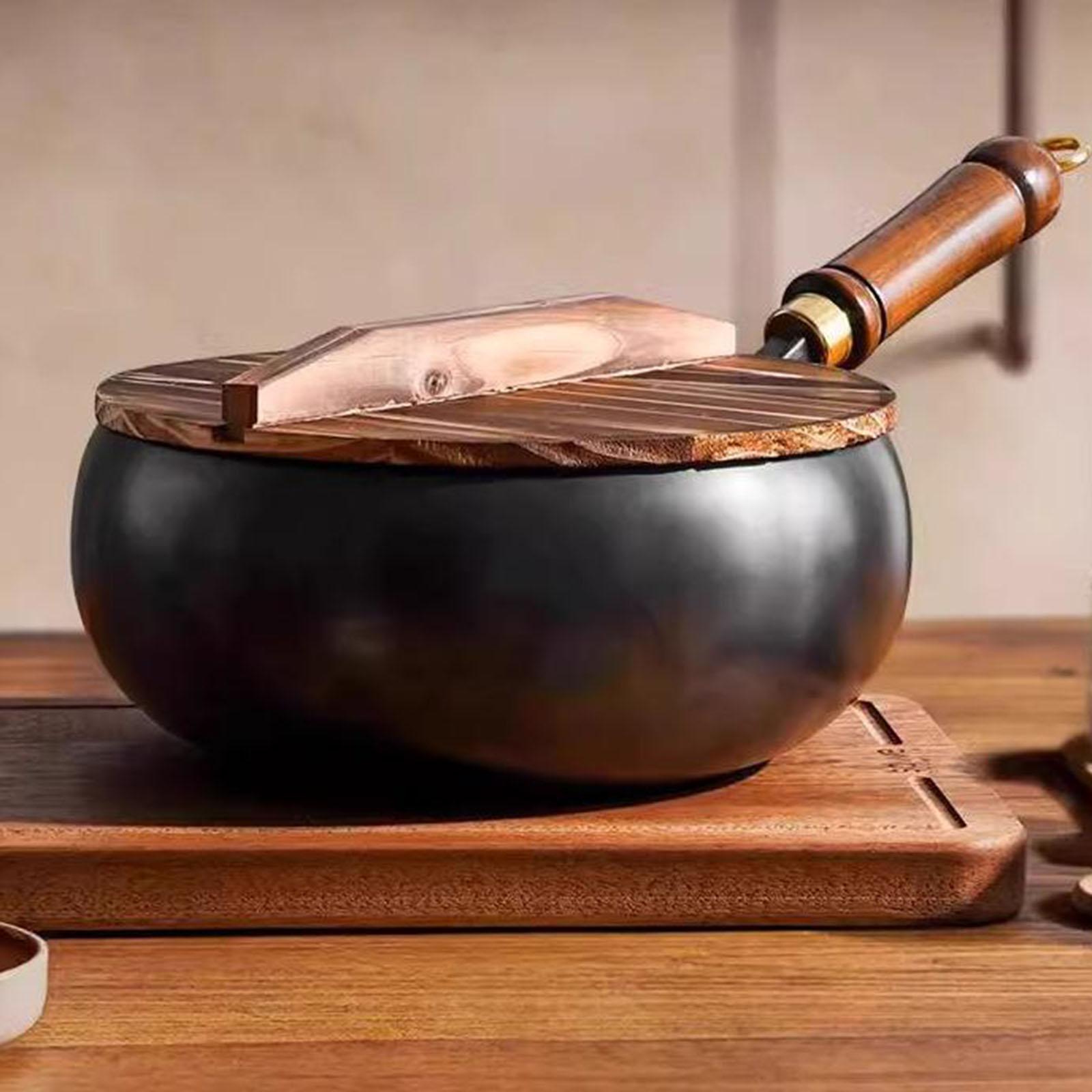 Kaplamasız Wok Çin Wok Ahşap K - Camping Cooking Wok incelemesi ve fiyatı