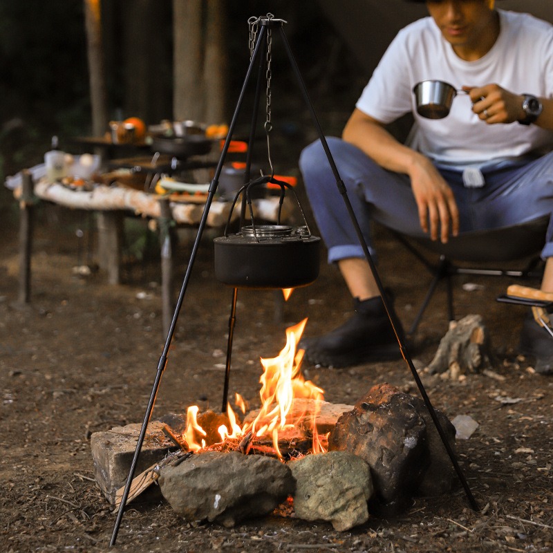 Taşınabilir Açık Hava Pişirme  - Camping Cooking Tripod incelemesi ve fiyatı