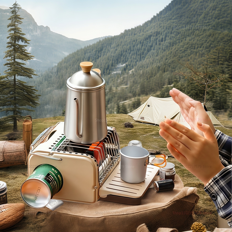 1200W kamp gaz ocağı taşınabil - Camping Cooking Heater incelemesi ve fiyatı