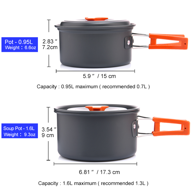 Widesea kamp açık TENCERE SETİ - Camping Cooking And Dining Set incelemesi ve fiyatı