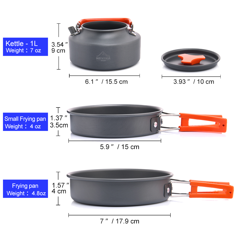 Widesea kamp açık TENCERE SETİ - Camping Cooking And Dining Set incelemesi ve fiyatı