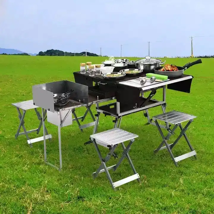 Taşınabilir Açık Hava Katlanır - Camping Cooking And Dining Set incelemesi ve fiyatı