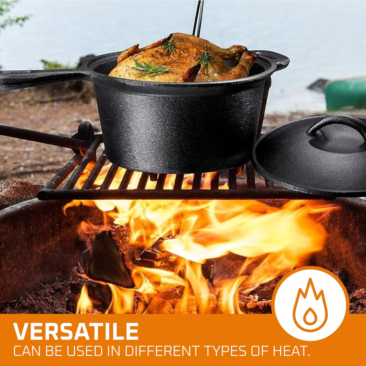 7 Parçalı Kamp Yemek Pişirme S - Camp Dutch Oven Cast incelemesi ve fiyatı