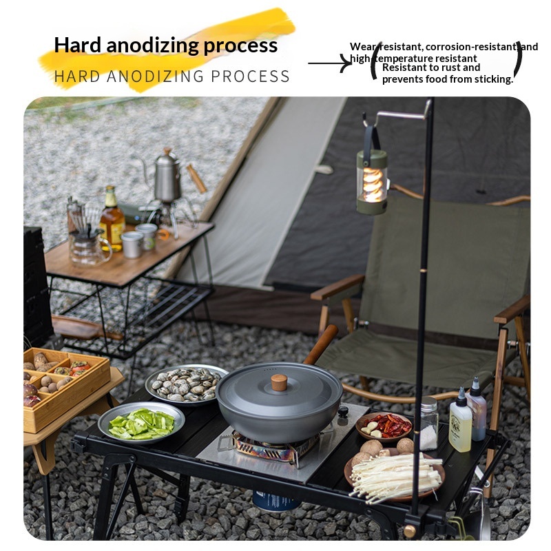 Açık Hava Alüminyum Alaşımlı W - Camping Cooking Wok incelemesi ve fiyatı