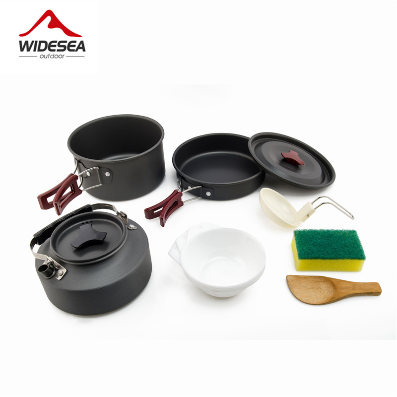 Widesea kamp TENCERE SETİ açık - Camping Cooking And Dining Set incelemesi ve fiyatı