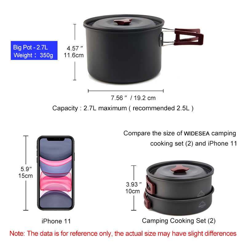 Widesea kamp TENCERE SETİ açık - Camping Cooking And Dining Set incelemesi ve fiyatı