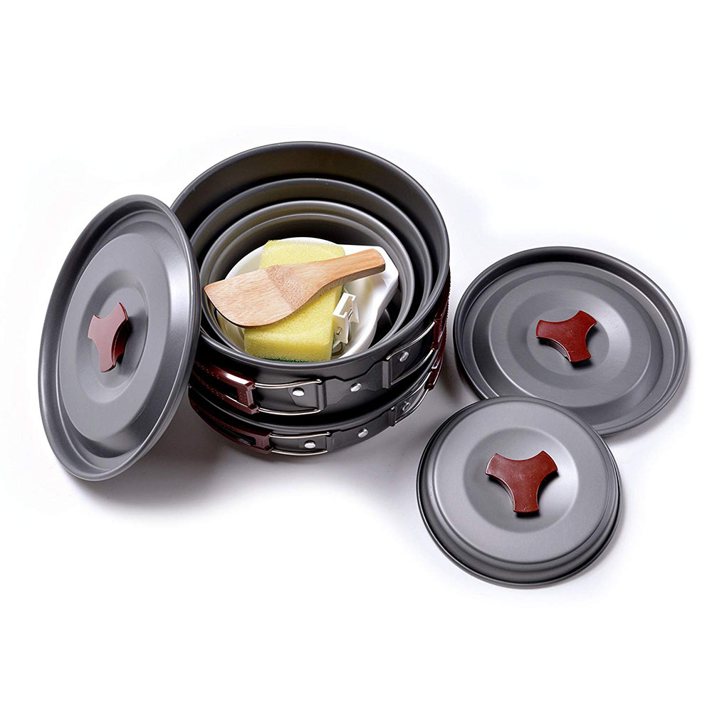 Açık Kamp Tencere Seti Yapışma - Camping Cooking Wok incelemesi ve fiyatı