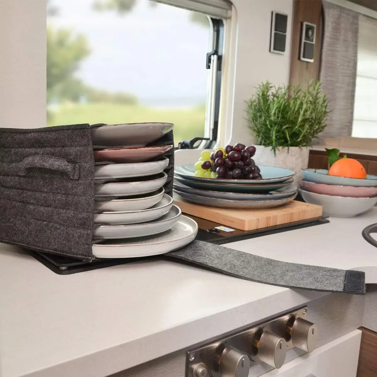 1 adet Keçe Tabak Çanak Bardak - Camping Cooking Utensil Holder incelemesi ve fiyatı