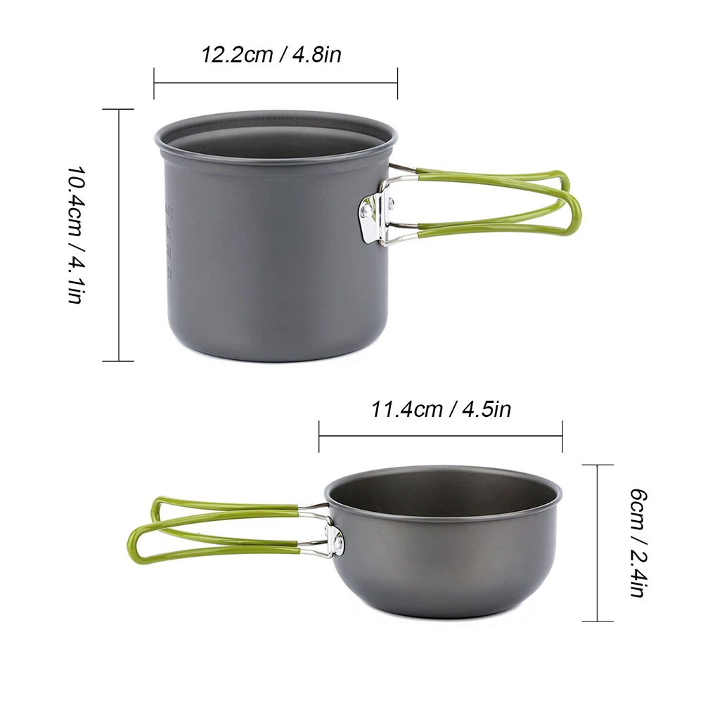 Kamp Tencere Seti Soba ile Açı - Camping Cooking Full Set incelemesi ve fiyatı
